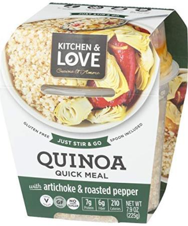 Kitchen & Love Artichoke and Roasted Pepper Quinoa Quick Meal, Single