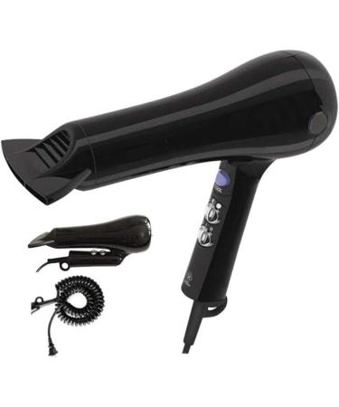 Hair Dryers Professional 2000W Household Ionic Technology 2 Speed 3 Heat with Collecting Nozzle Constant Temperature Nursing Technology Portable Folding for Household and Salon Black Small Gift - Buy Online on GoSupps.com