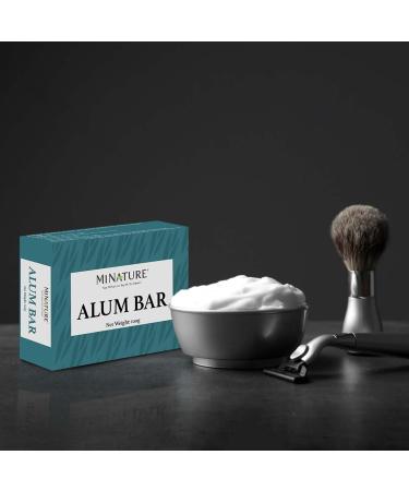 Pack of 5 Alum Bar (Phitkari) by minature | Alum Stone(Fitkari)| Alum Shaving Bar | Alum Blocks After Shave|100g*5 | 100% Only Alum | Chemical & Preservative Free| Pure & Natural - Buy Online on GoSupps.com