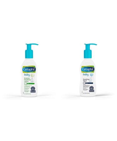 Cetaphil Baby Eczema Soothing Lotion and Baby Soothing Wash w/Baby wash