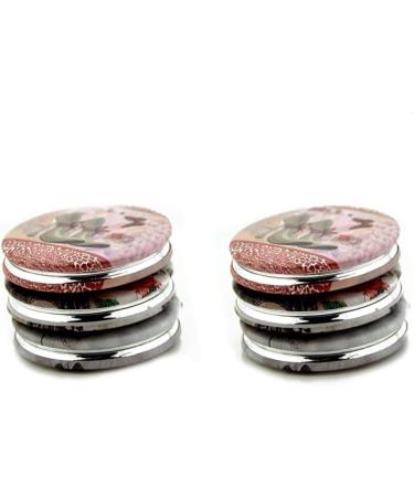 Round Mirror Double Side Mirror Portable Makeup Mirror Small Portable Mirror Decorative Handheld Mirror Handheld Magnifying Mirror Small Handheld Mirror Miss Travel Mirror Girl - Buy Online on GoSupps.com