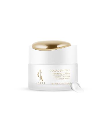 CA CAREL Peptides Collagen Firming Cream Face Moisturizer with Advanced Peptide Complex and Ceramides for Skin Elasticity