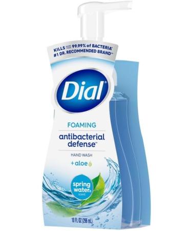 Dial Professional 34739 Antibacterial Foaming Hand Wash Spring Water 10 Oz Pump Bottle 8/carton - Buy Online on GoSupps.com