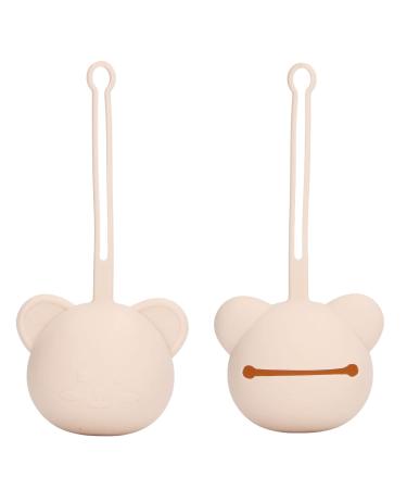 Buy Soft & Safe Silicone Pacifiers | Travel-Friendly Storage Bag for Nipple Clips & Dental Adhesive - Buy Online on GoSupps.com