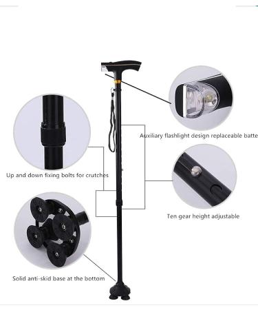 Canes Walking Sticks Aluminum Alloy Extendable Height Adjustable Sleek Ergonomic Comfortable s Walking Aid Mobility for Support Stability Handicapped Star of Light - Buy Online on GoSupps.com
