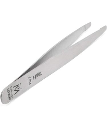 GERmanikure Diabetic Rounded Tweezers in Leather - Surgical Stainless Steel Safety Tip for Facial Hair and Eyebrows - Buy Online on GoSupps.com