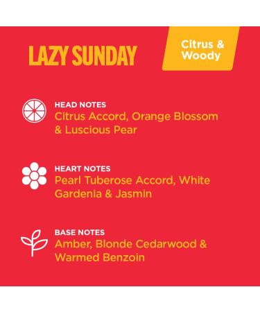 Lazy Sunday Pheromone Body Mist Perfume - Women Cologne & Fragrances - Body Spray with Notes of Citrus Accord Orange Blossoms and Luscious William Pear - 3.35 floz 99 mL - Buy Online on GoSupps.com