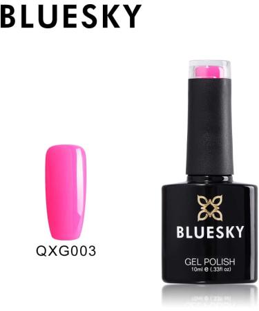Bluesky Nail Gel Polish PINK BRIGHT PINK BUBBLEGUM SPRING SUMMER COLOR QXG03 UV LED Soak Off 10ml - Buy Online on GoSupps.com