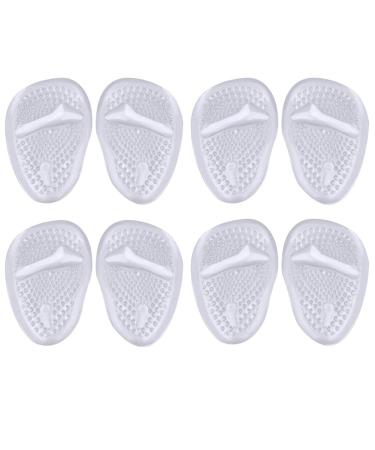 4 Pairs Heels Cushion Pads Foot Pain Relief Pads Shoe Heel Cushion Inserts Ball of Foot Cushion Pads Ball Foot Gel Pads Metatarsal Cushions Party Feet Gel Cushions Heel for Women High Heels Shoes