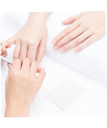 SAFIGLE 20 Sheets Press Nails Sticky Tabs Double-Sided Transparent Adhesive Tapes for Nails Breathable Strong Adhesion for Professional Home Manicure - Buy Online on GoSupps.com