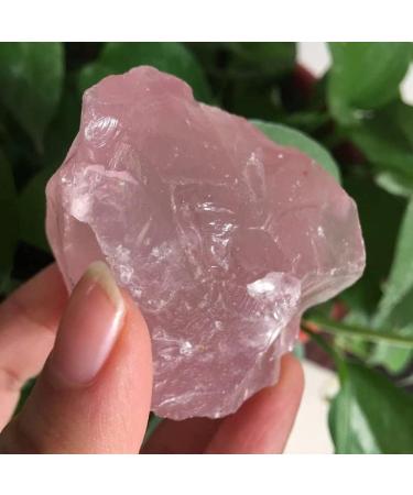 Crystal 1pcs Big Size Natural raw Rose Quartz Crystals Rough Stone Natural Quartz Crystals Stone for Suitable for Home Office Decoration FZUGEDRLI - Buy Online on GoSupps.com
