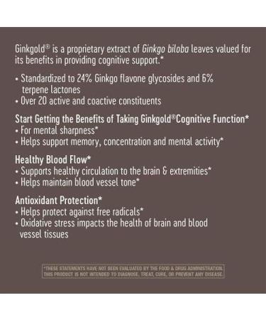 Nature's Way Ginkgold 60mg Tablets 150ea - Pack of 2 Boxes - Buy Online on GoSupps.com
