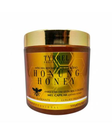 Tyrrel Mask Honug Honey Collagen Replenisher Mel Capilar Repositor Col geno Hair Care 500g/17.6 oz