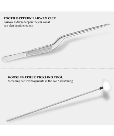 Professional Luminous Children Ear Cleaners Set - 10Pcs Earpick & Tweezers for Earwax Removal - Health Care Tool - Buy Online on GoSupps.com