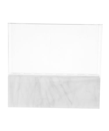 minkissy Tweezers Display Rack Monitor Stand Eyelash Holder Storage Rack Eyebrow Tweezers Rack Makeup Tweezers Stand Makeup Supplies Eyelash Tweezers Holder Acrylic Display Stand White