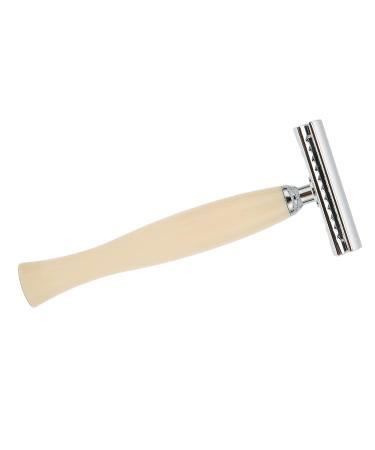 Buy Durable Double-Sided Safety Razor for Precise Shaving - Beginner & Professional Friendly (Beige) | International Shipping - Buy Online on GoSupps.com
