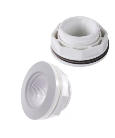 Lot de 2 adaptateurs de retour de piscine en PVC et rondelles scell es pour syst mes d'entr e de piscine Pi ces d'entretien de rechange