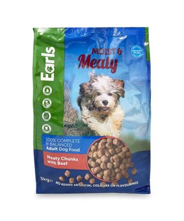 Earls Moist & Meaty Whole Meat Chunks with Beef 3kg