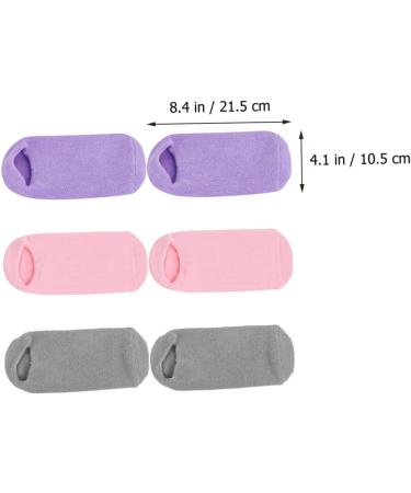 ORFOFE Essential Oil 3 Pairs Foot Gel Socks Non-slip Miss Vegetable Gel Nursing Cover Essential Oils - Buy Online on GoSupps.com