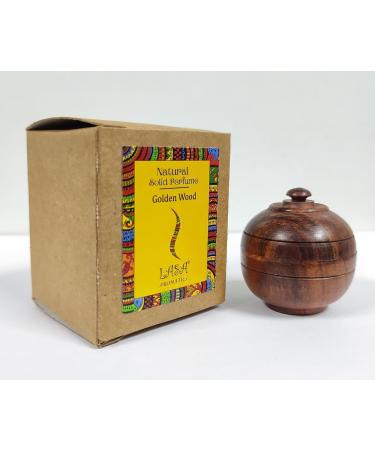ANANYA FASHION & CRAFTS HUB Golden Wood Natural Solid Perfume Beeswax Long Lasting Body Fragrance Balm Solid State Eau De Perfum in Wooden Jar 6 gm - Buy Online on GoSupps.com