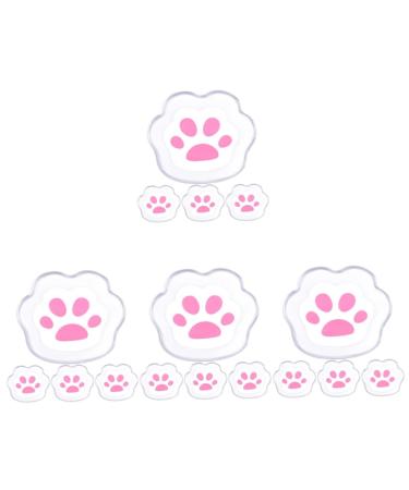 FRCOLOR 8 Pairs High Heels Forefoot Pad High Heel Shoe Inserts Metatarsal Forefoot Pads for High Heels High Heel Pads Shoe Filler Insert Big Shoe Filler Ball Women's Cat Mat Gel Damping