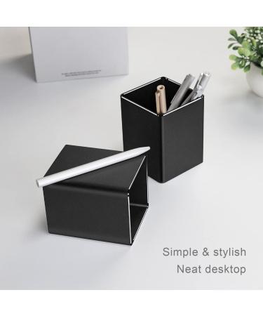 Large Capacity Desk Pen Holder Pencil Storage Box Metal Square Durable Pencil Case for School Office Stationery (Color : D) (D) - Buy Online on GoSupps.com