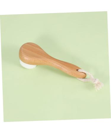 Didiseaon 1pc Skin Cleaning Scrub Brush Cleansing Brush Soft Bristle Brush Skin Cleanser Long Handle Facial Brush Cleaning Brush Facial Exfoliation Brush Wooden Beech The Face - Buy Online on GoSupps.com