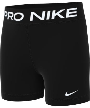 Nike Girls' Shorts G Np Df 5in Short 12-13 Years Black/White