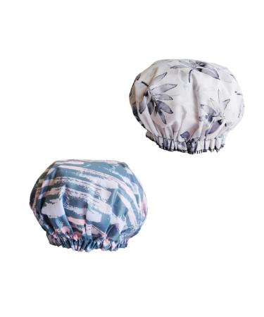 Healeved La Hats for Women - 2pcs Fluffy Shower Caps Bath Cap for Girls and Women - Hair Protective Head Cover for Showering and Swimming - Buy Online on GoSupps.com