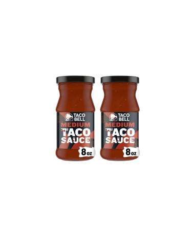 Taco Bell Medium Taco Sauce | Perfect on Tacos Burritos Quesadillas and Nachos | 1 x 226g