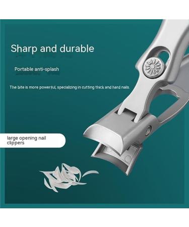 German Nail Clippers for Men - 2024 Ultra Sharp Heavy Duty Toe Clippers for Seniors with Catcher File (Black - Buy Online on GoSupps.com