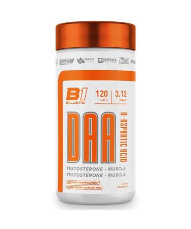 BALLISTIC SUPPS - DAA - Testosterone Booster 120 Capsules