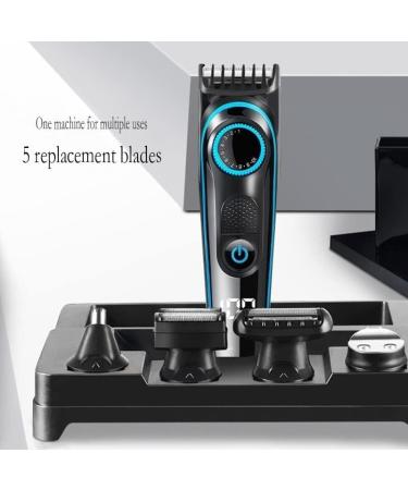 Premium 5-in-1 Hair Clippers & Grooming Set for Men - Electric Shaver Beard Trimmer Nose & Ear Hair Remover Body Groomer - Buy Online on GoSupps.com