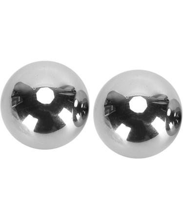 Pair of Stainless Steel Baoding Balls - 3.5cm Hand Massage Balls for Wrist Flexion & Flexible Stretching - Premium Handball Fitness Set - Buy Online on GoSupps.com