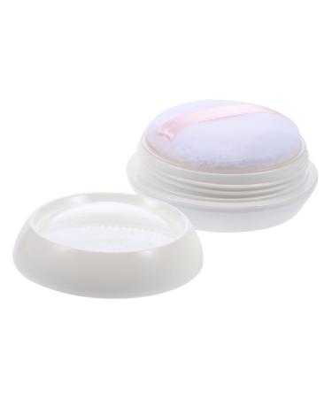 IWOWHERO 1 Set Powder Box Powder Case Face Powder Makeup Loose Makeup Containers Makeup Powder Puff