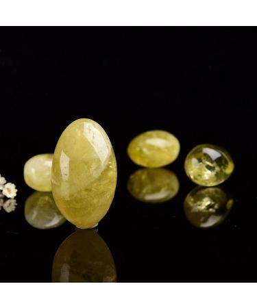 Decorative Crystal 1pc 30g/pc Natural Crystal Stone Citrine Large Grain Polished Stone for Garden Fish Tank Decoration Health Quartz Home Decor Crystal - Buy Online on GoSupps.com