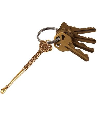 Ear Spoons Retro Brass Phoenix Portable Ear Cleaning Tool Ear Pick Ear Wax Remover Curette Cleaner Keychain Pendants - Buy Online on GoSupps.com