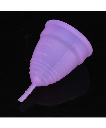 3COLORS 2PC Menstrual Cup Set for Beginners - Soft Reusable Silicone Period Cup (Purple) | Eco-Friendly Tampon & Pad Alternative - Buy Online on GoSupps.com