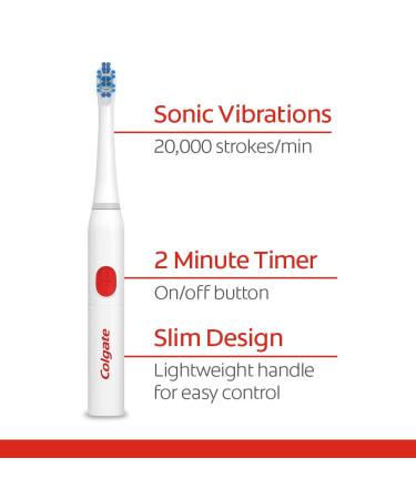 Colgate 360 Advanced Whitening Electric Toothbrush Replacement Heads - 2 Count - Buy Online on GoSupps.com