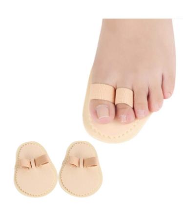 1 Pair Toe Straightener Hammer Toes Corrector with 2 Holes for Claw Toe Mallet Toe Contracted Toe and Cured Toe Hammer Toe Splint