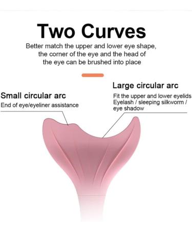 CALLARON artefact auxiliaire eye-liner outil daide au mascara trucs de maquillage outils kit de cils aides l'ombre paupi res outil d'application d'eye-liner double t te suite doublure - Buy Online on GoSupps.com