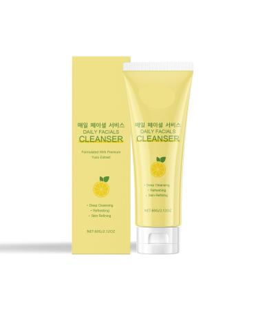 Nettoyant Visage Hydratant Doux - Ingr dients Doux Nettoie Et Hydrate Rafra chit La Peau Non Grasse Et Non Tiraill e(1PCS) 1 g (Lot de 1)