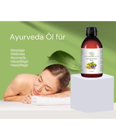 Pagra Natur Ayurveda Massage Oil for Vata 250ml | Natural Relaxation & Wellness | International Shipping Available - Buy Online on GoSupps.com