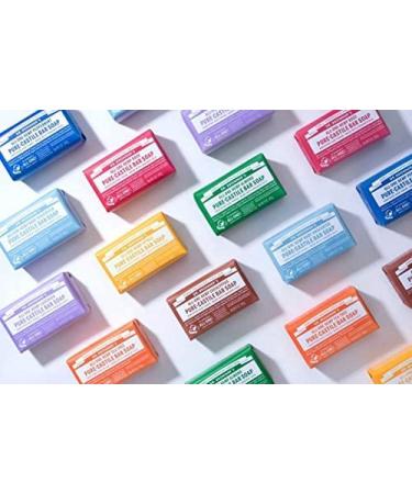 Dr. Bronner's Pure-Castile Bar Soap Lavender 5 Oz - 6 Pack | Natural Vegan Soap for All Skin Types | International Shipping Available - Buy Online on GoSupps.com