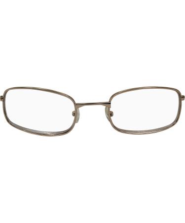 Men's High-Powered Reading Glasses +6.00 Magnification | Gold Frame & Brown Case - International Shipping - Buy Online on GoSupps.com