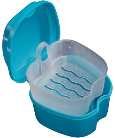 Best False Tooth Holder & Denture Care Case | Healeeved 2er Box for Prosthesis Adhesives & Bathing - Buy Online on GoSupps.com