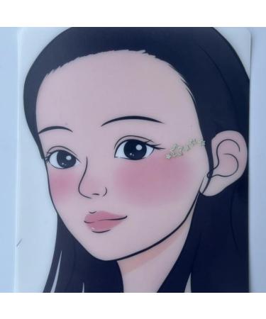 2 Piece Faces Practice Board Set - Face Painting & Display Tool for Makeup Artists - Reusable Side Face & Arm Templates - Buy Online on GoSupps.com