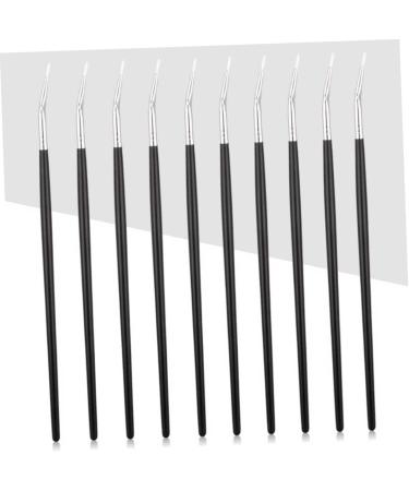 FOMIYES 18 Pcs Cosmetic Tools Eyeliner Cream Brush Bent Liner Brush Long Handle Eyeliner Brush Dropshipping 18.1X0.5cmx3pcs As Shownx3pcs - Buy Online on GoSupps.com