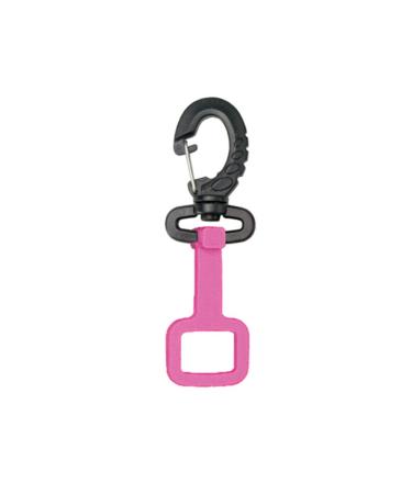 Innovative Rubber Octo-Holder with Clip Pink
