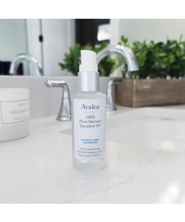 Pure Squalane Oil for Face Skin & Hair - 100% Plant-Derived Moisturizer - All Skin Types - 2 fl. oz - Buy Online on GoSupps.com
